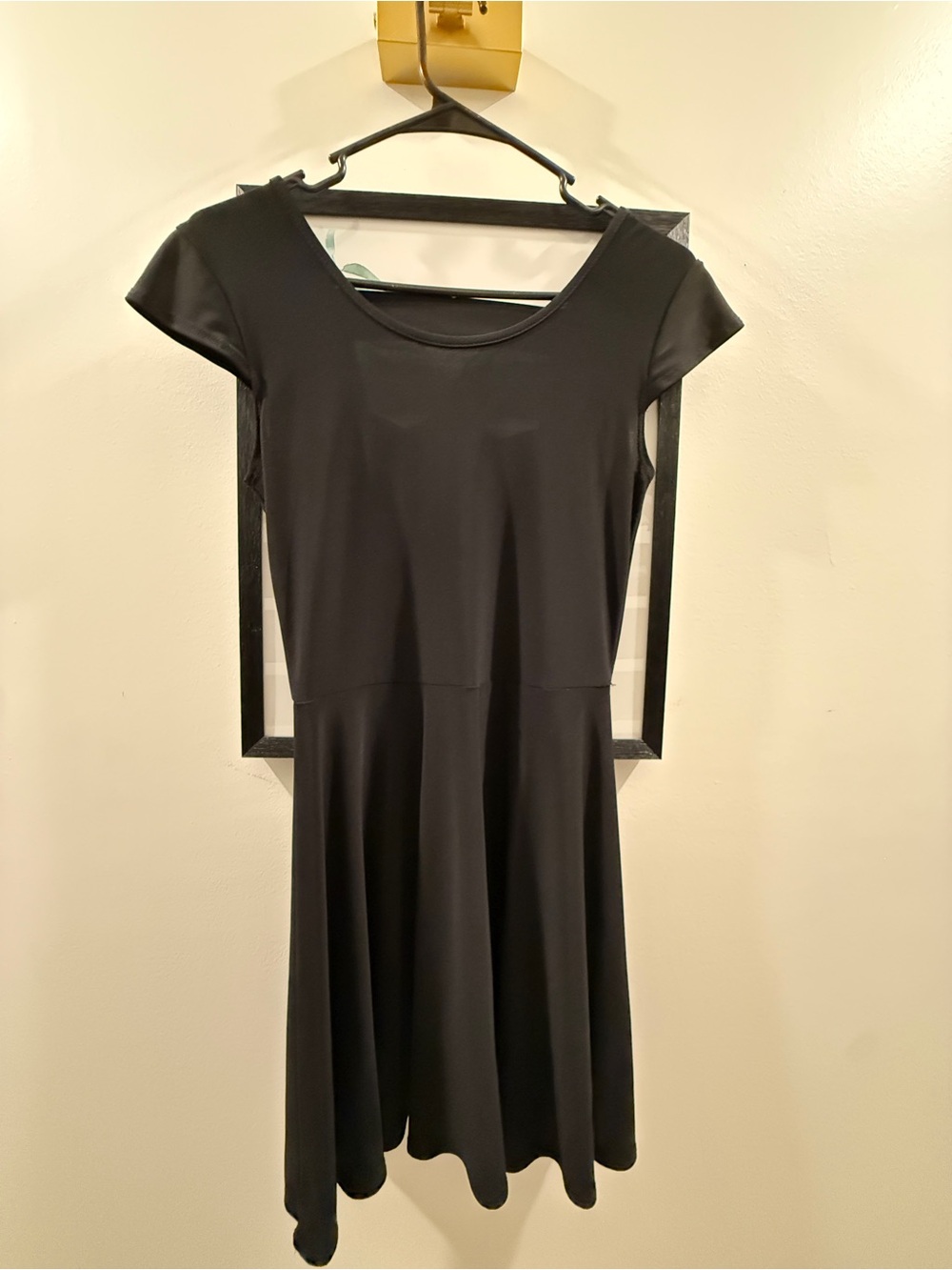 Classic Black Fit-and-Flare Dress - Little Black Dress